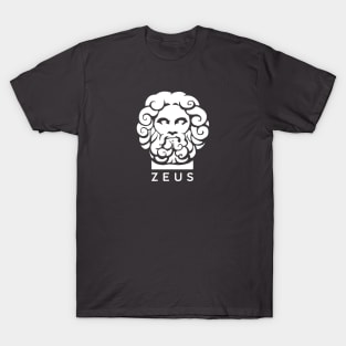 Zeus, Ancient Greece mythology, Stylized head T-Shirt